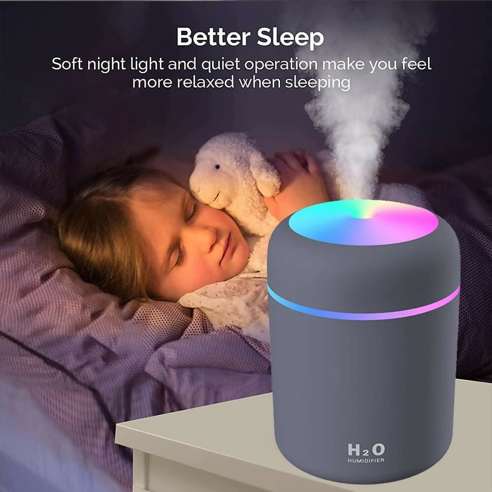 Portable H2O Humidifier - Pack of 1 ( Random Color )