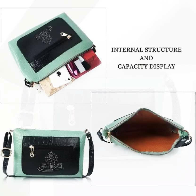 SAGIRON Black Women Sling Bag