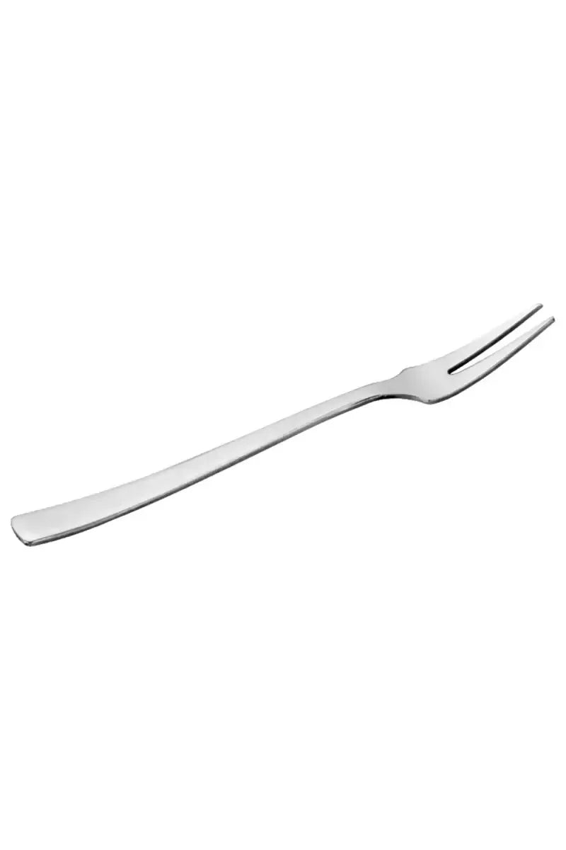 Prabha Stainless Steel Impress Fruit Fork Set - 14cm