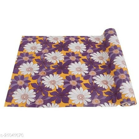 Mopak Decor Shelf Liner used for Wardrobe kitchen cabinet Drawer Slab Roll - (Purple)