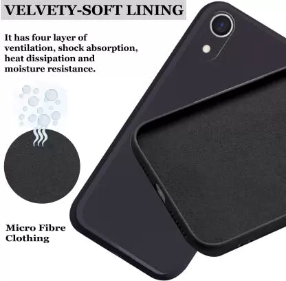 Deep Purple Original Camera Safe Silicone Case for Apple Iphone XR