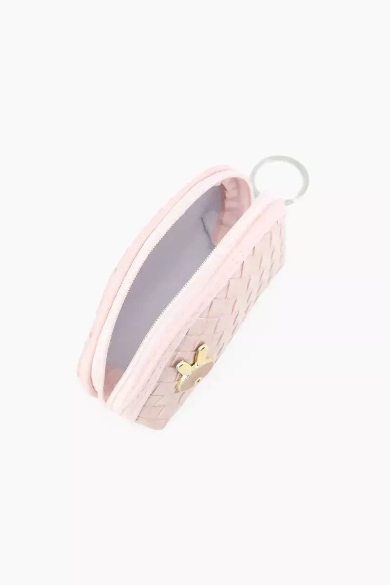 Half Moon Style Small Money Purse for Women (Baby Pink)