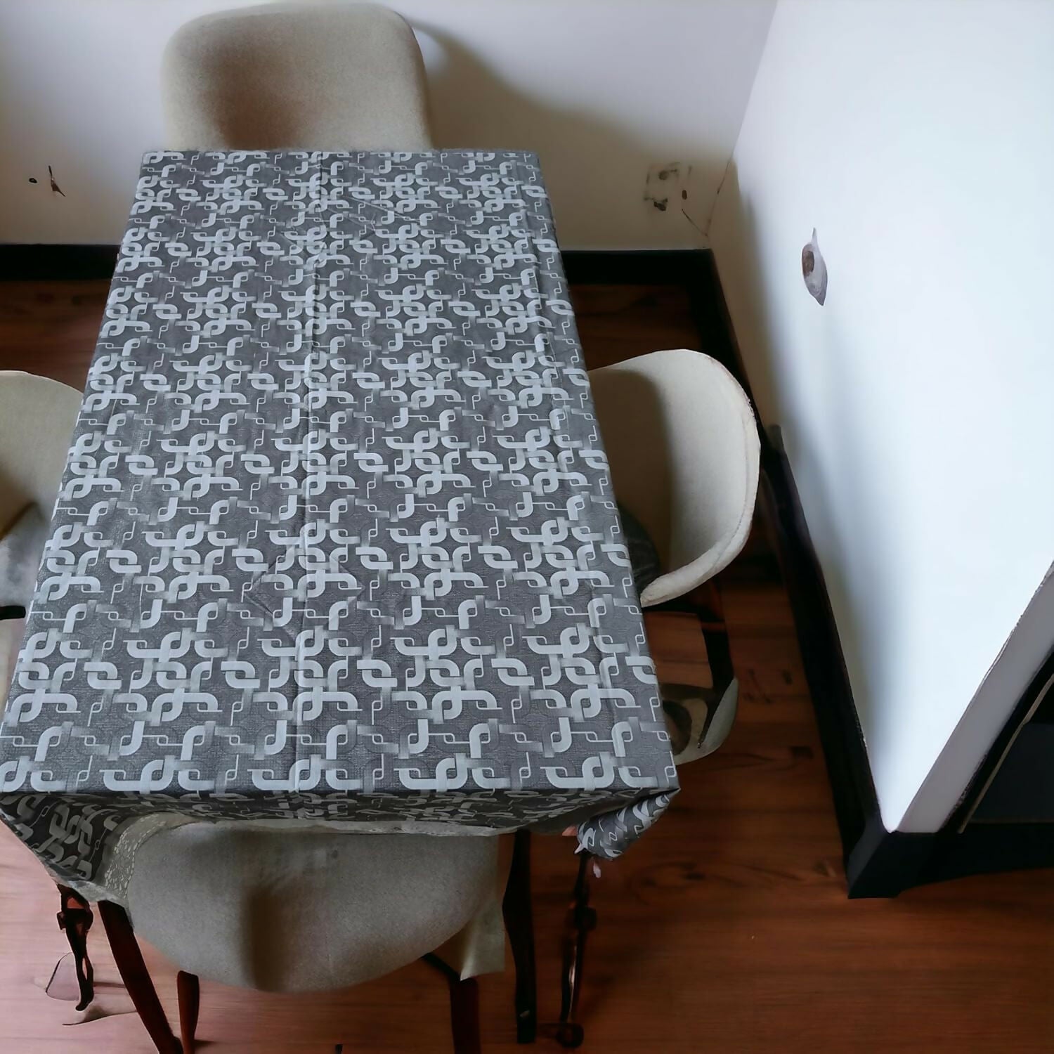 Mopak Decor 3D Printed Table Cover with Lace (Rectangular )