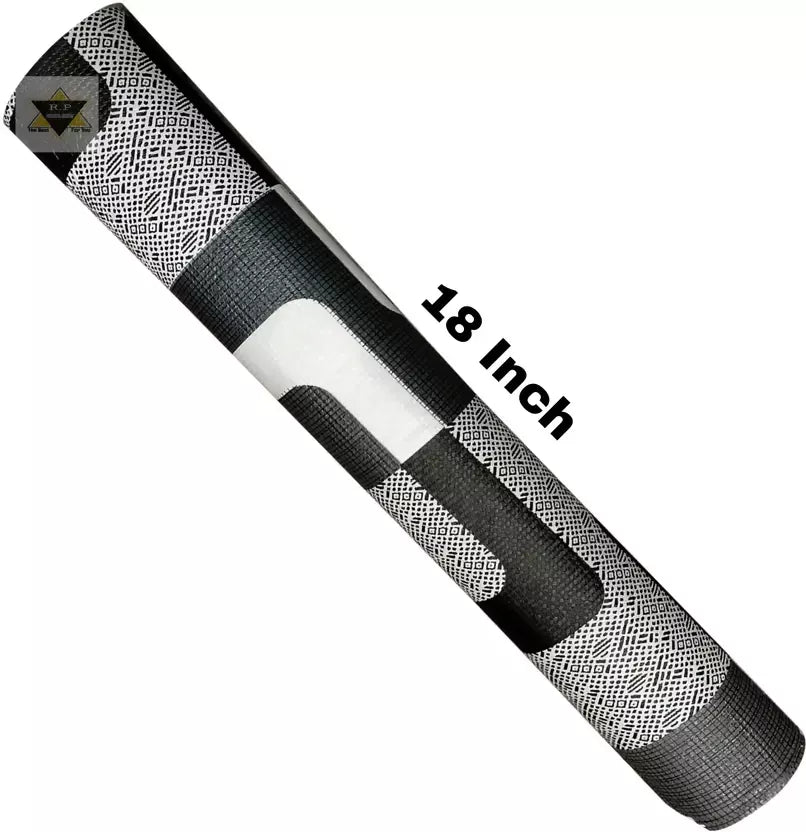 Mopak Decor Shelf Liner used for Wardrobe kitchen cabinet Drawer Slab Roll - (Balck)