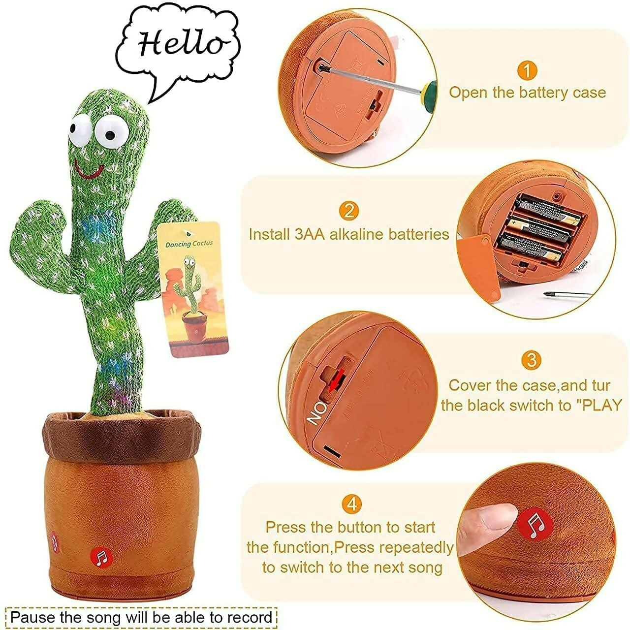 Bright LED Glow Toy with Repeat Function (Green)