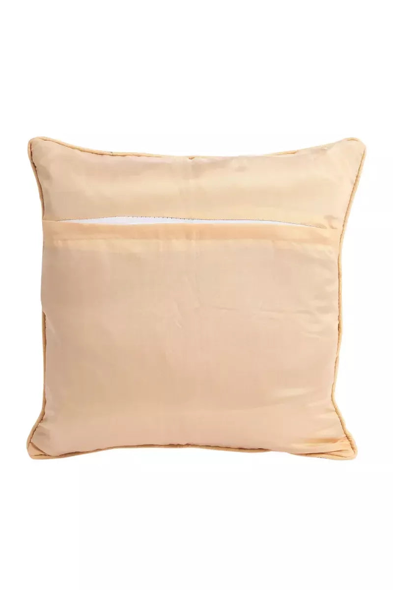 Polyester Floral Printed Cushion Cover - 1 Pc