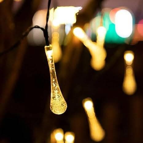 Decorative Water Drop Bulb String Lights (14 Lights)