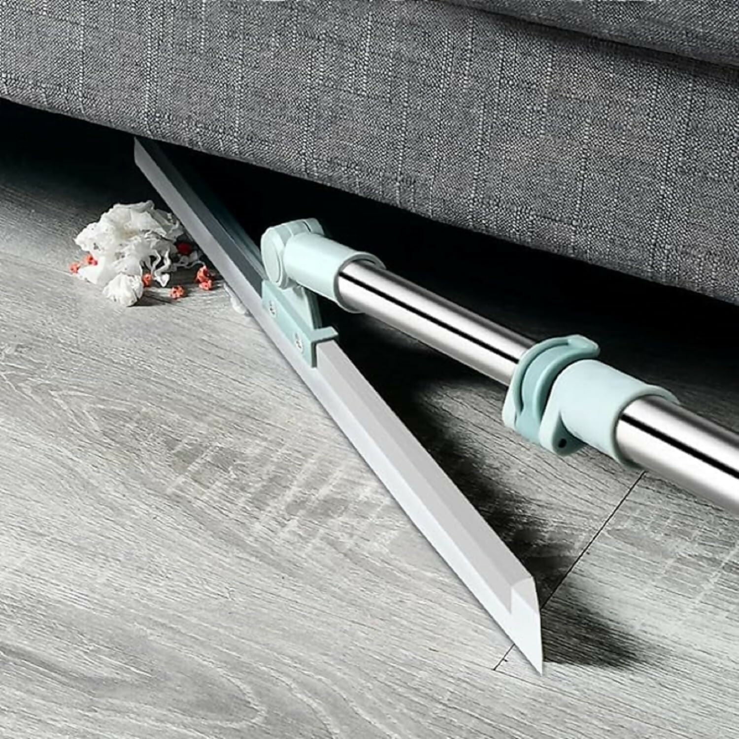 Heavy-Duty Silicone Magic Broom Floor Wiper with Extendable Handle