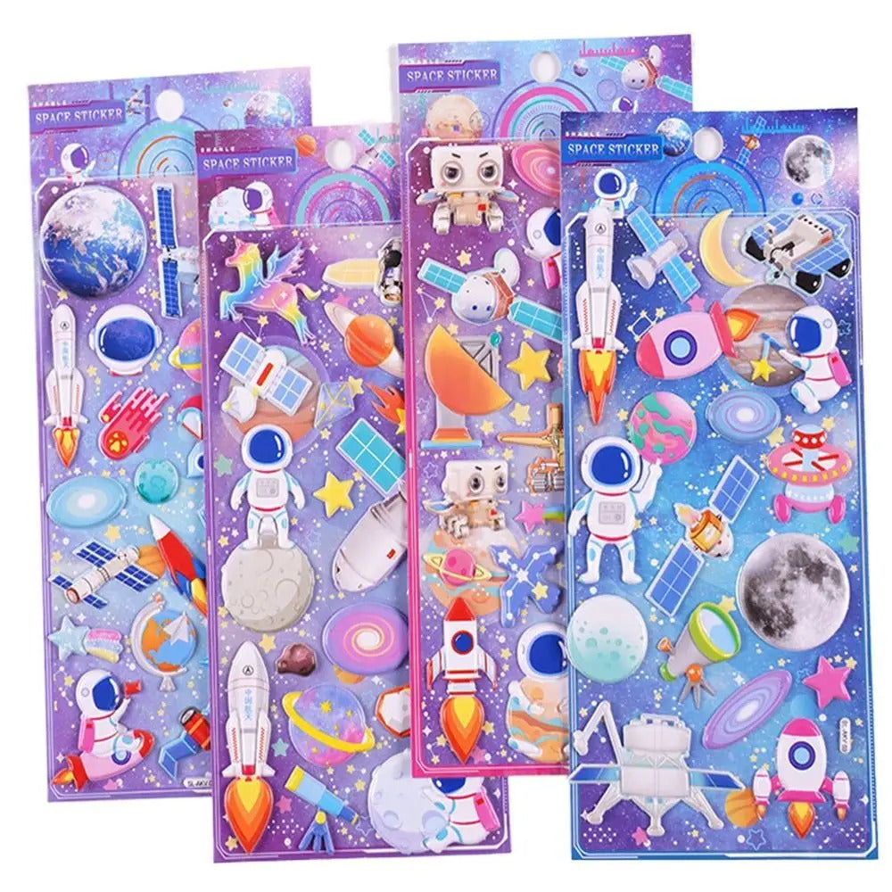 Space Fluffy Stickers