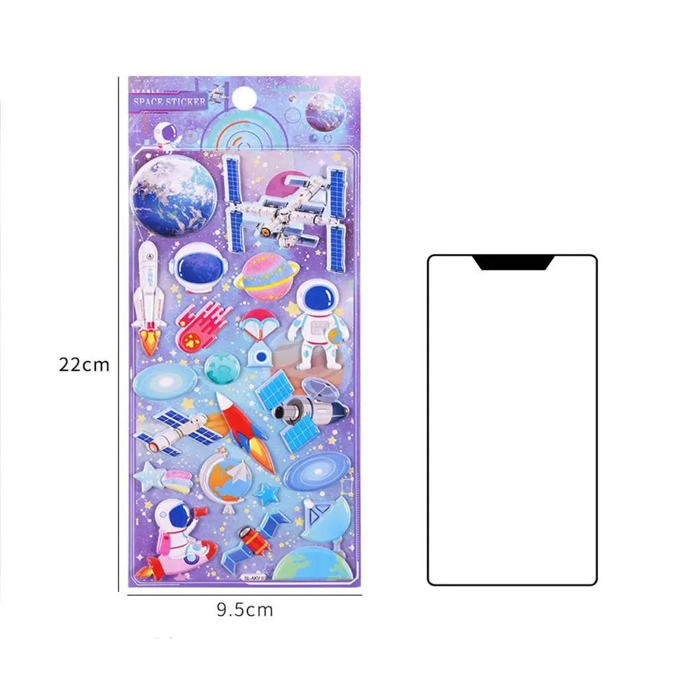Space Fluffy Stickers