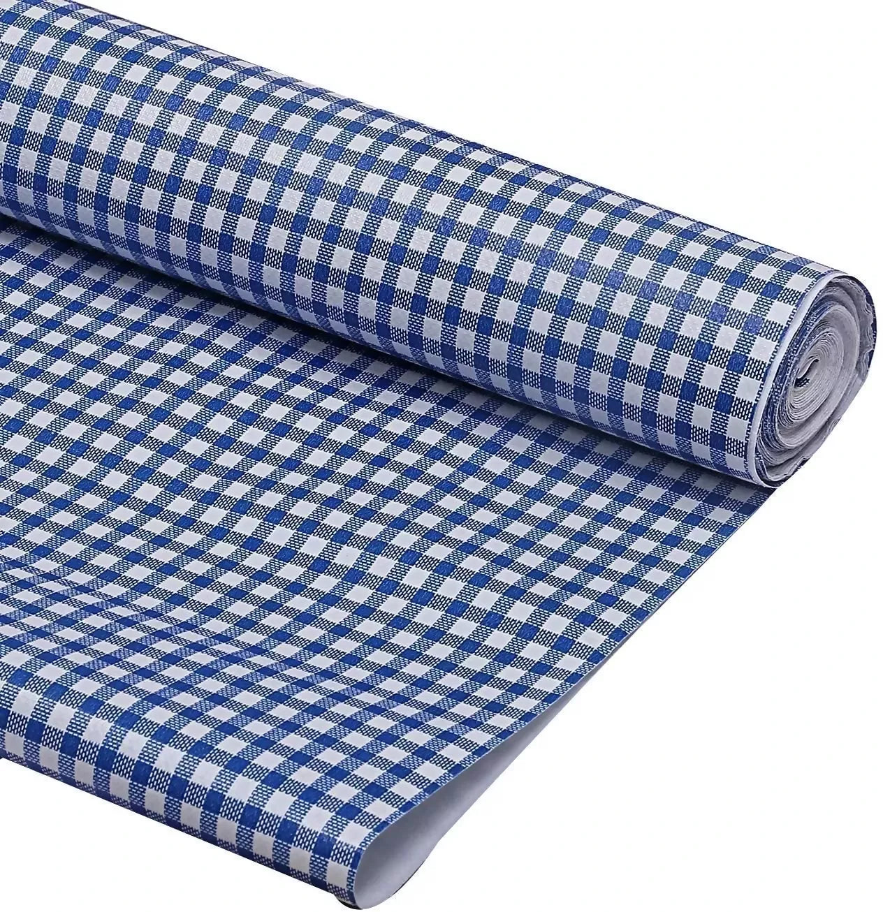 Mopak Decor Polyester Solid Fridge Mat & Cover - 50045 (Blue)