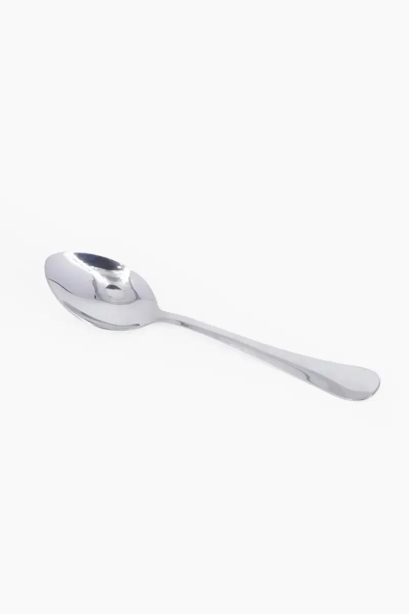 Prabha Stainless Steel Royal Plain Dessert Spoon Set - 18cm