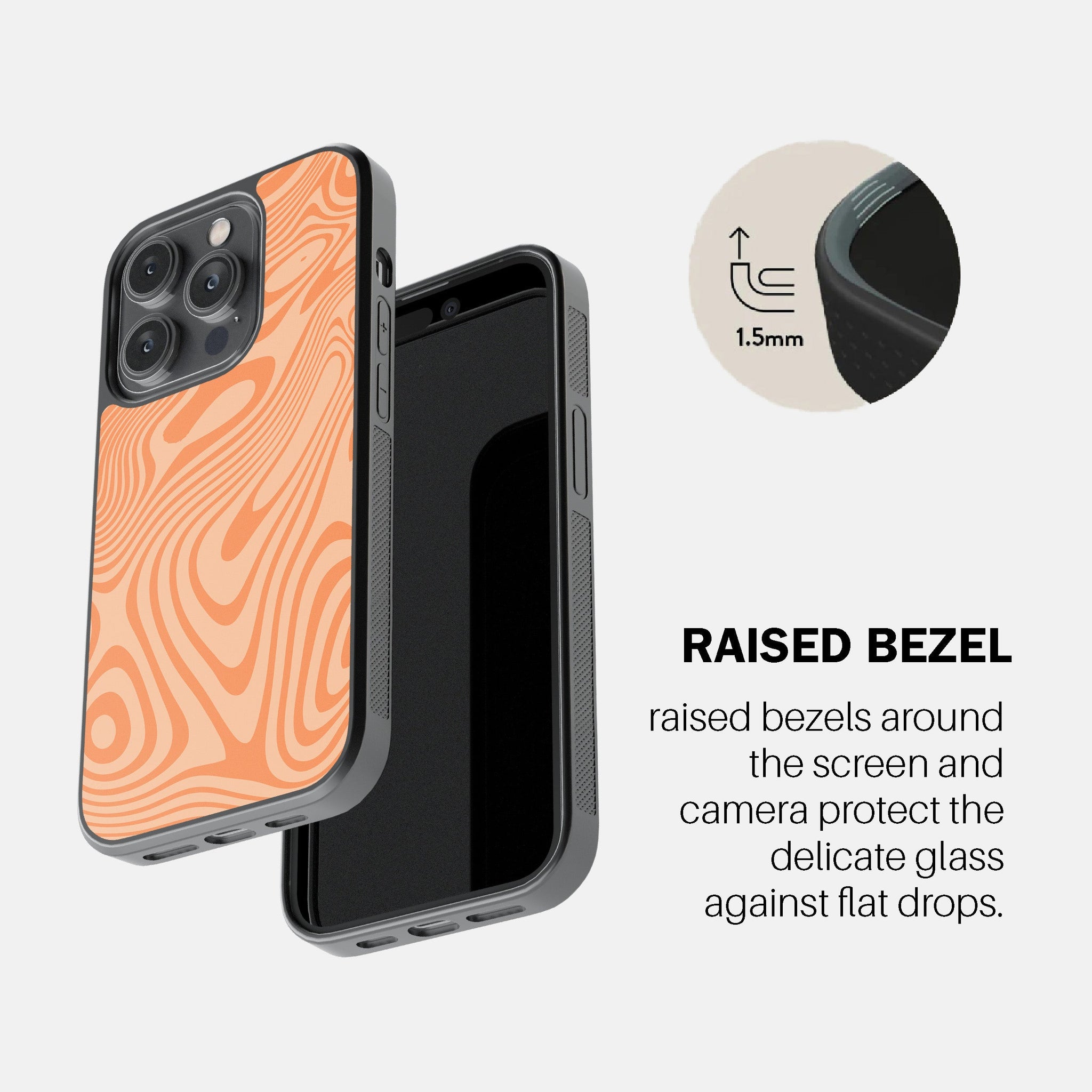 Tangerine Flow Phone Cover