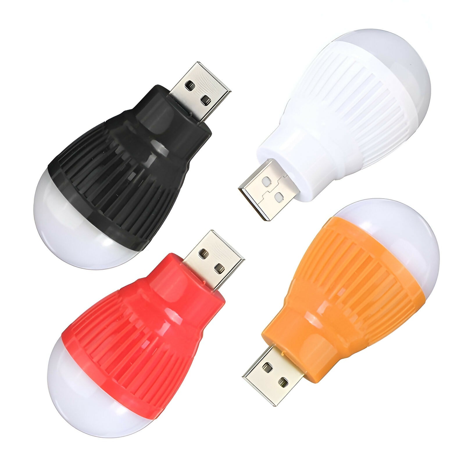2 Pieces USB LED Light Bulbs Portable, Energy-Efficient & Versatile Lighting Solution (Random color)