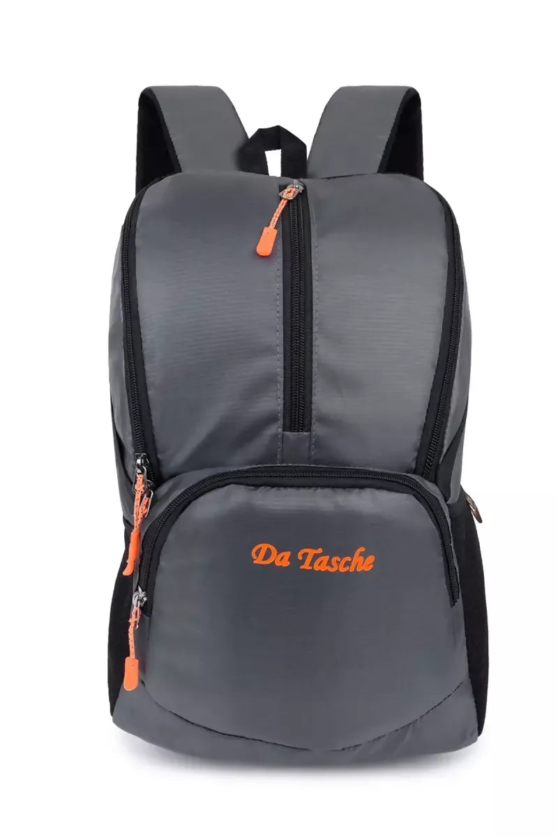 15 L Waterproof Solid Casual Backpack for Unisex - Grey