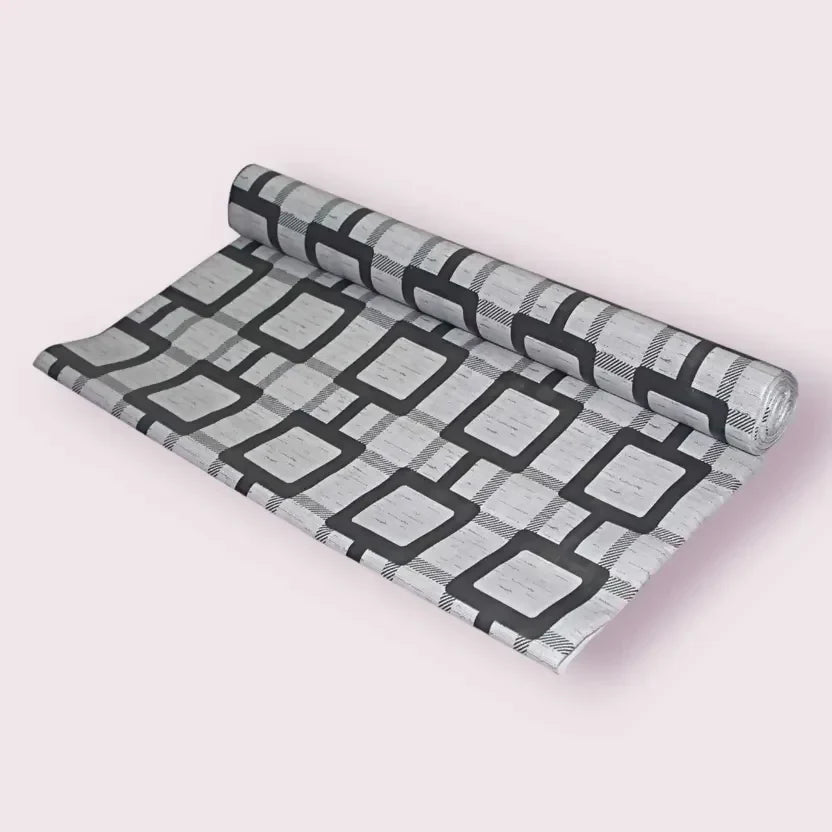 Mopak Decor Shelf Liner used for Wardrobe kitchen cabinet Drawer Slab Roll - (Grey)