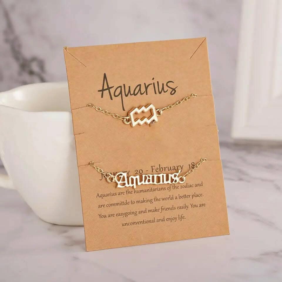 Pinapes Aquarius Necklace for Women & Girls
