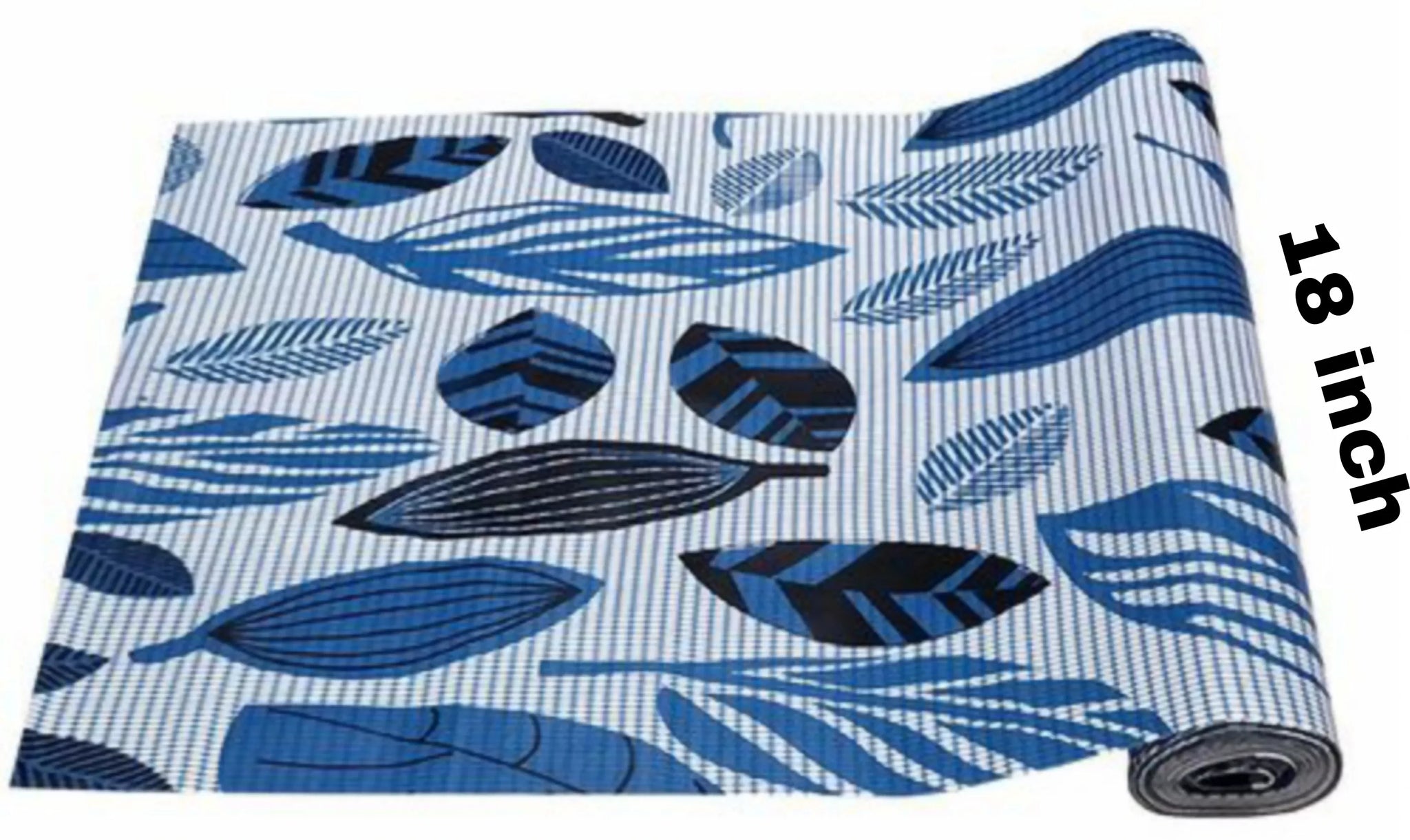 Mopak Decor Polyester Solid Fridge Mat & Cover - (Blue)