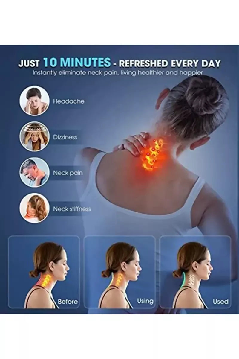 Neck Stretcher Chiropractic Cervical Pillow for Neck Pain Relief