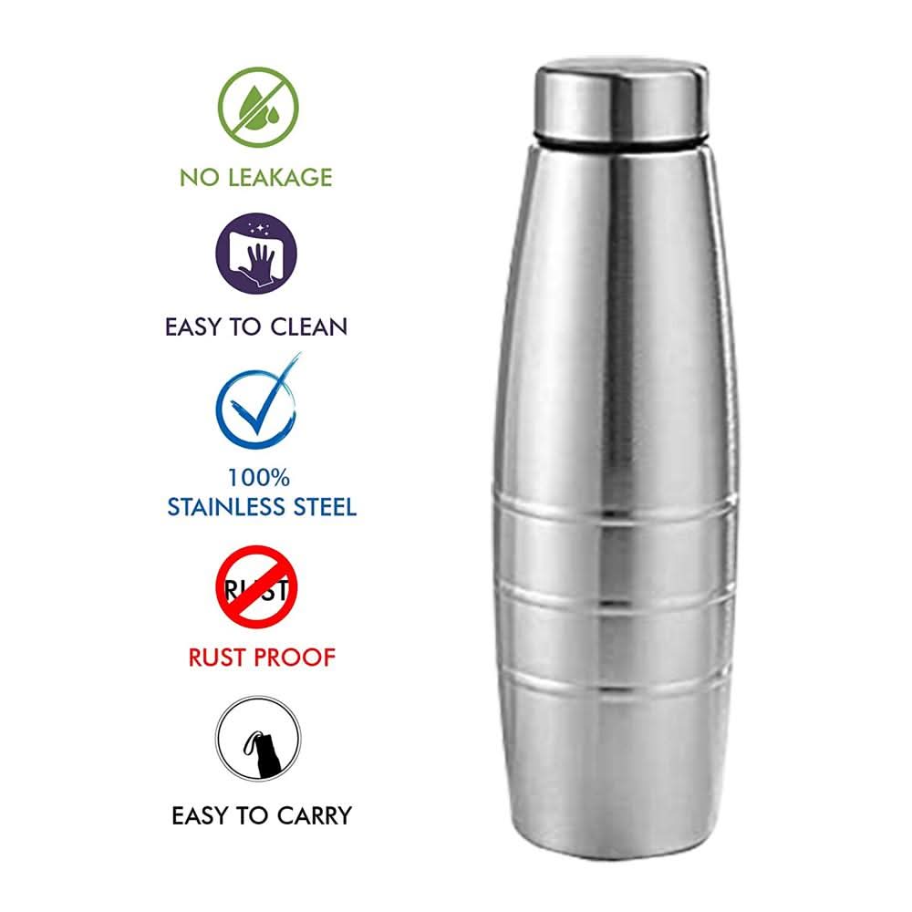 1000ml Stainless Steel Dallas Water Bottle – Leak-Proof, Durable & Reusable