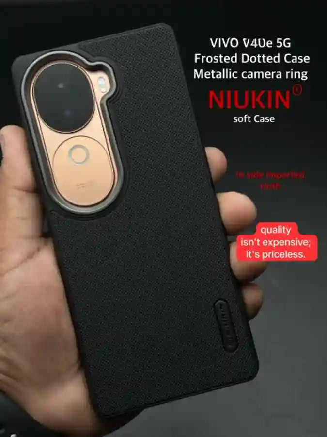 Black Niukin Silicone Case for Vivo V40e