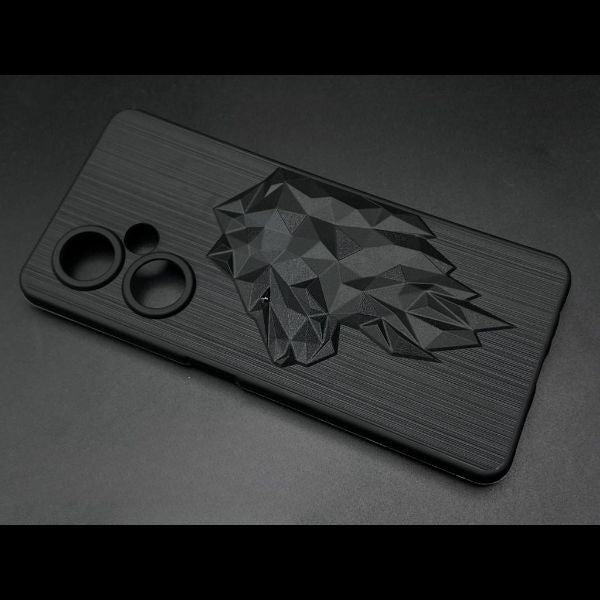 LION Engraved Silicone Case for Oneplus Nord CE 3 Lite 5g