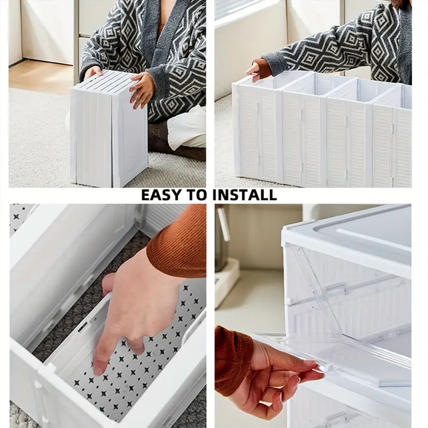5-Layer Stackable Storage Cart – Foldable Organizer for Home & Kitchen