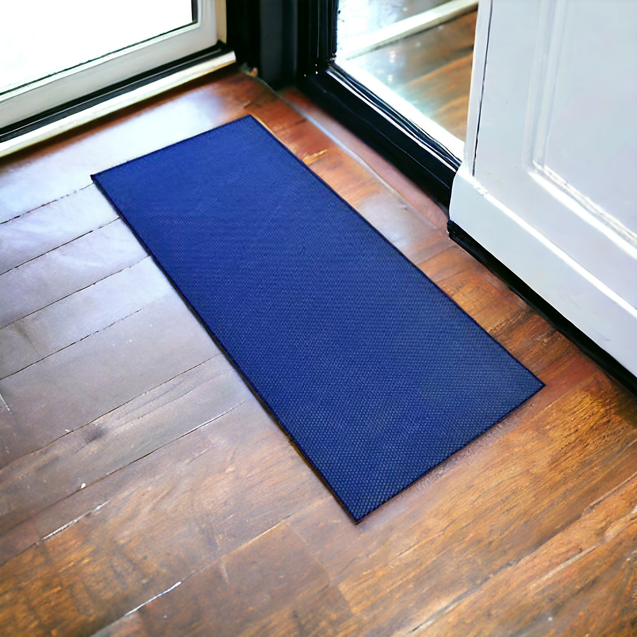 Mopak Snake Mat Blue Anti-Skid Doormat (1.5 x 2 ft)
