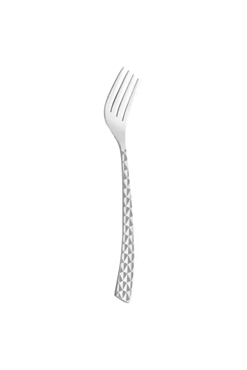 Prabha Stainless Steel Crysta Tea Fork Set - 13cm (set of 6)