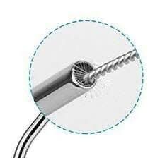 Multispace Stainless-Steel Straws & Brush (4 Bent Straws, 1 Brush)