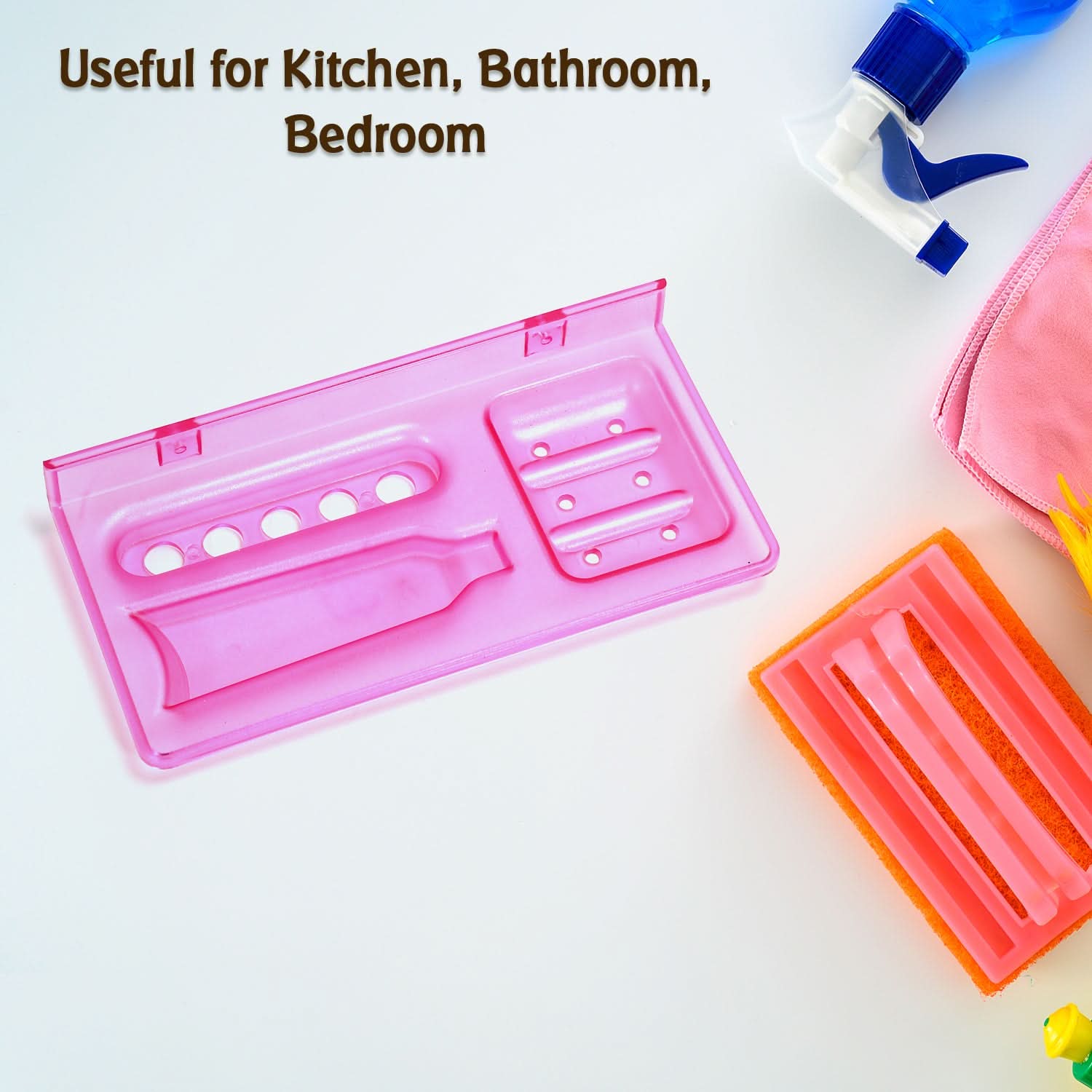 3-in-1 glass soap dish