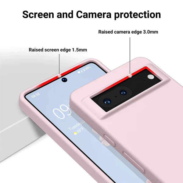 Pink Original Silicone case for Google Pixel 7A