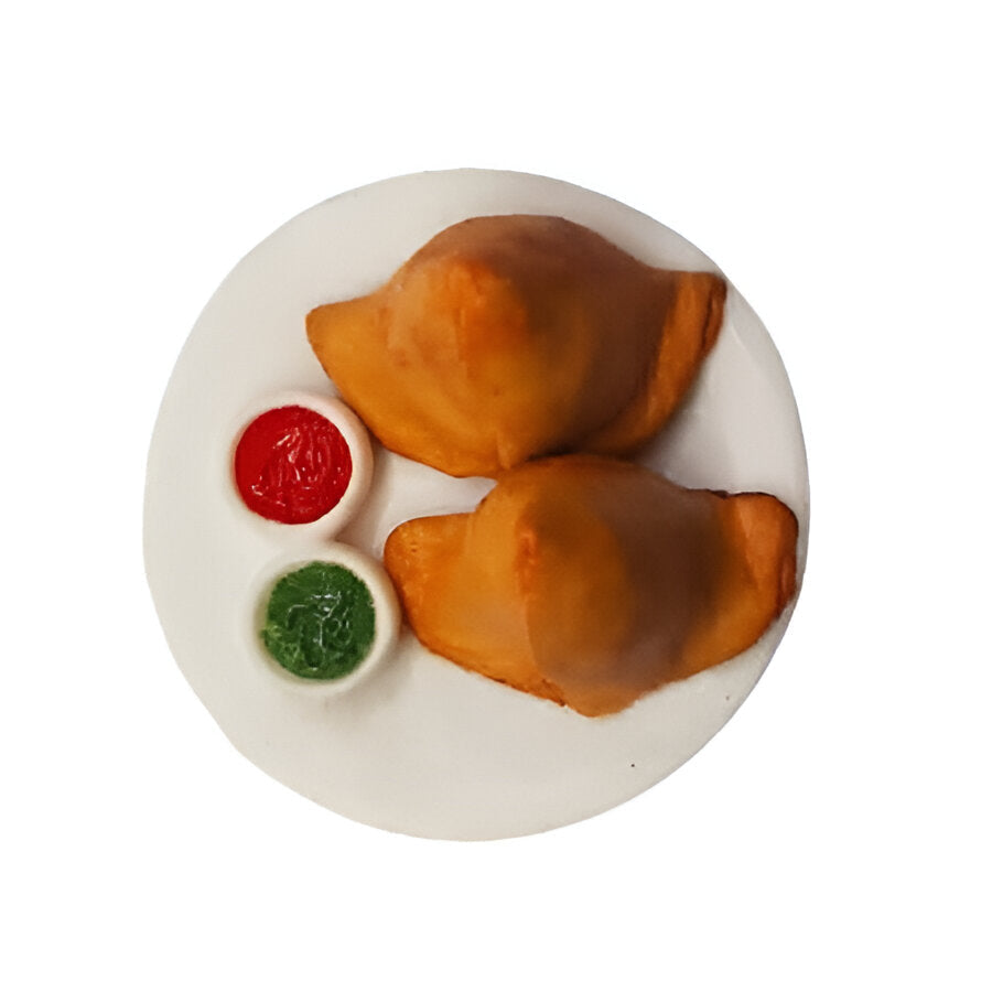 Samosa Miniature Food Fridge Magnet