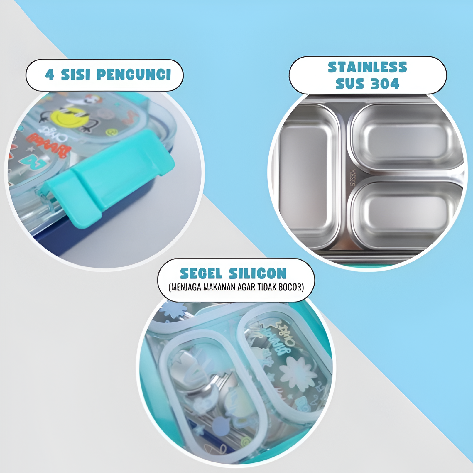 Super Shine Stainless Steel Lunch Box