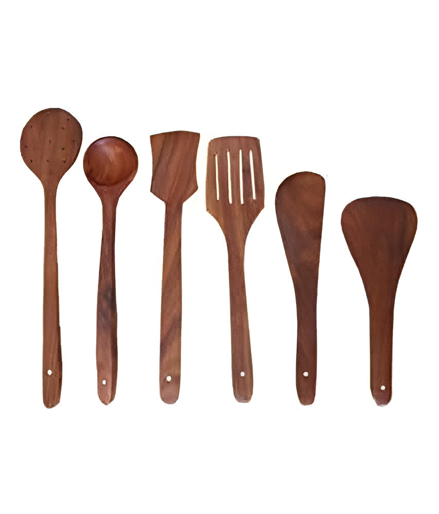 Wooden Handcrafted Cooking spoons (set of 9)