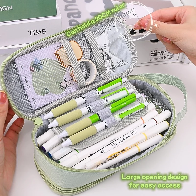 Kawaii Panda Girl Pencil Pouch | Stay Organized in Style