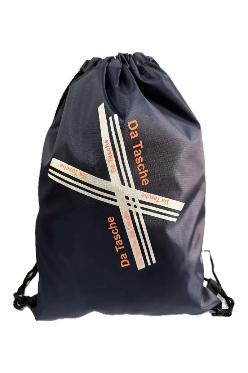 5 L Drawstring Backpack for Men - Navy Blue