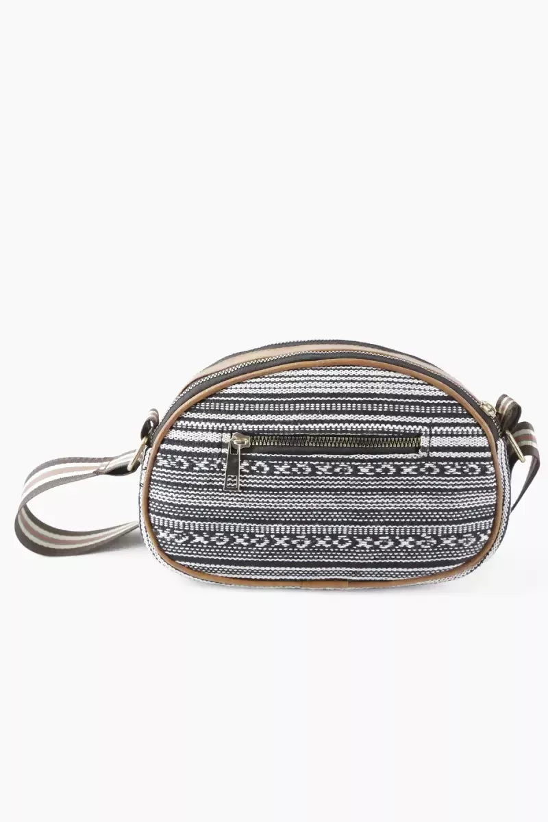Printed Casual Sling Bag for Girls (Black )