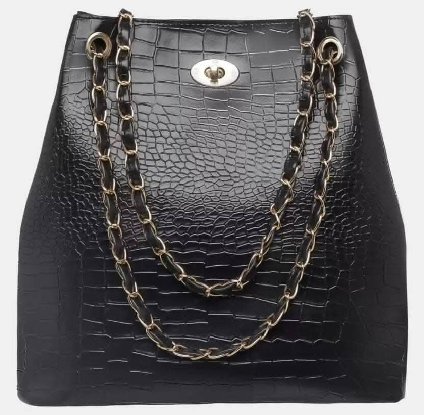 Women Black Messenger Bag