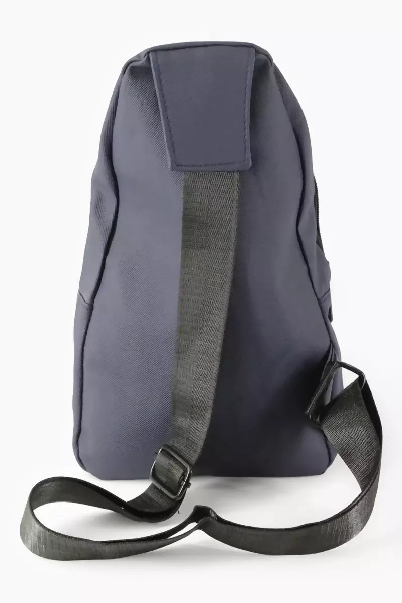 Camouflage Pattern Messenger Bag for Men - Navy Blue