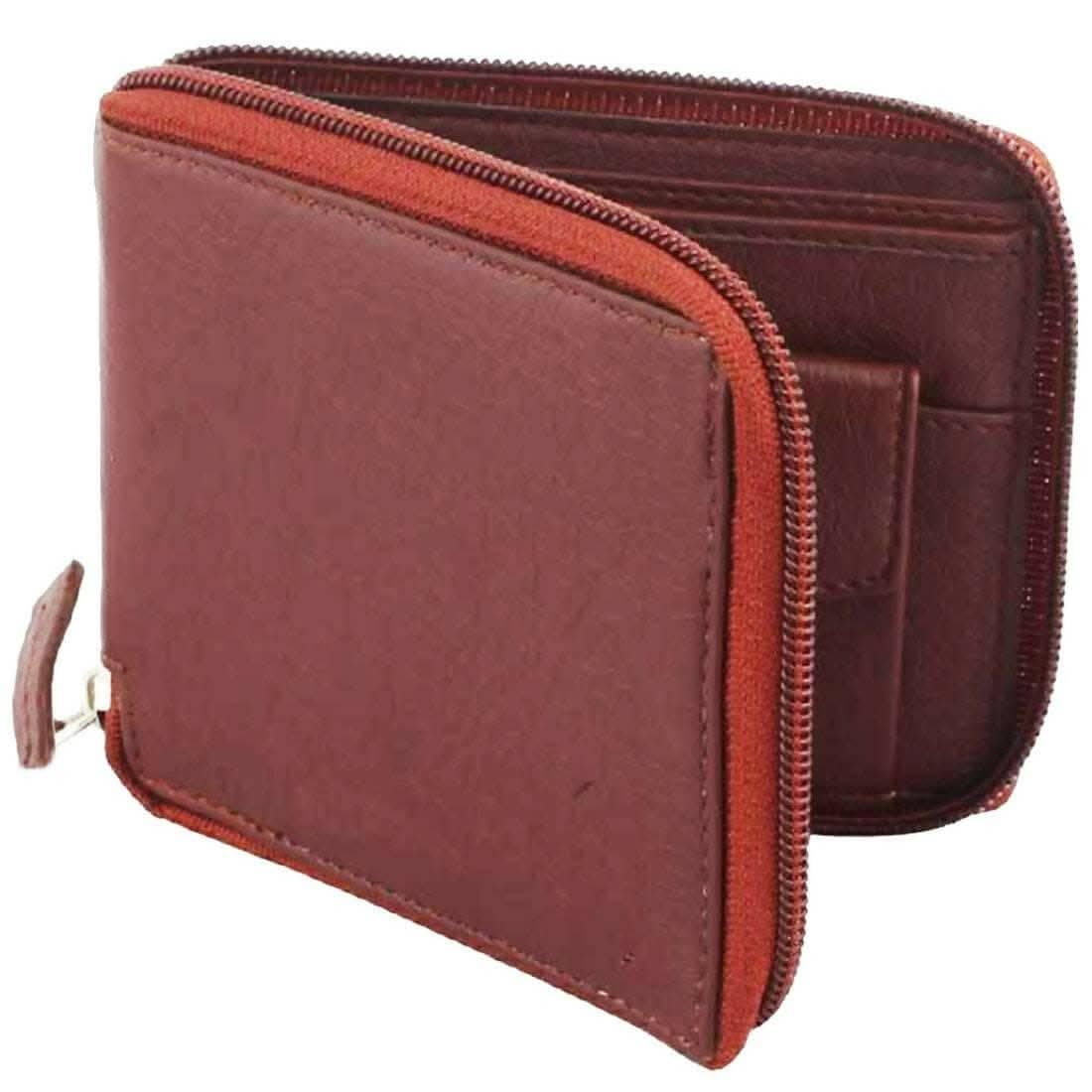 Multispace Brown Artificial Leather Wallet (5 Card Slots)
