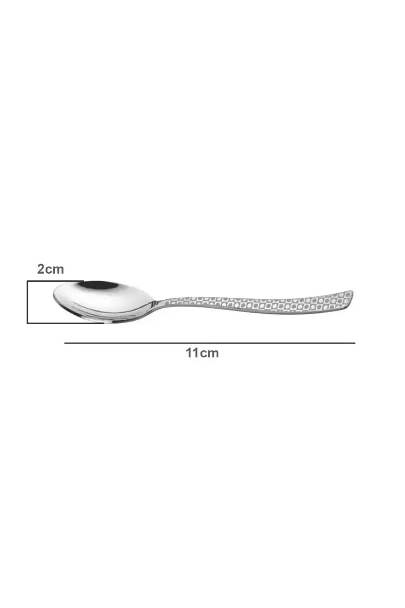 Prabha Stainless Steel Allure Ice Cream Spoon Set - 11cm