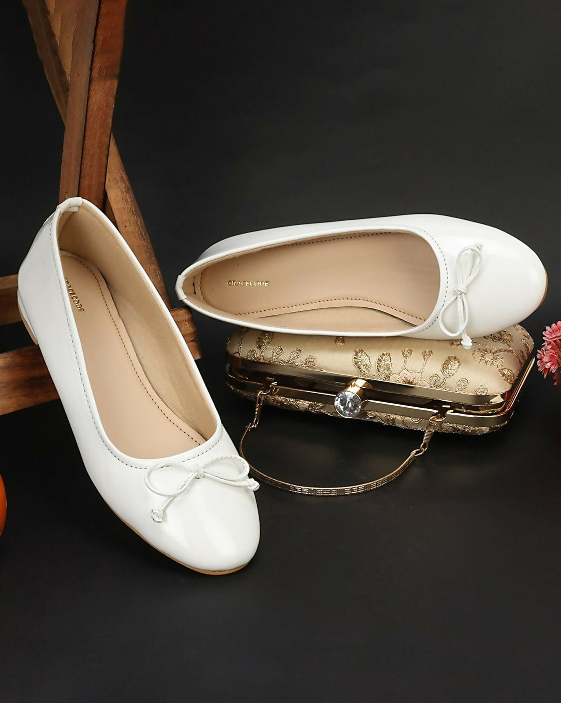 Gracecode Stylish Women's Round-Toe Slip-On Ballerinas