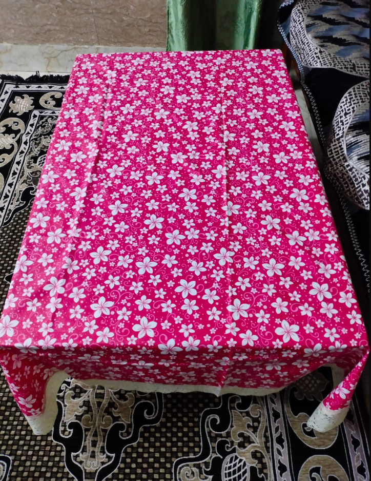 Mopak Decor Classic Table Cover with Lace - Rectangular Table Cover Dining table cover