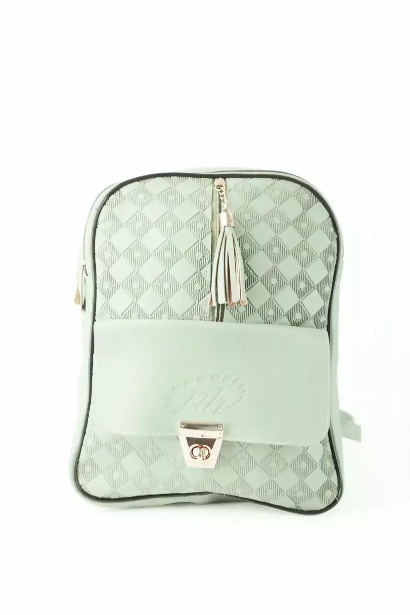 Trendy Casual Backpack for Girls - Sea green