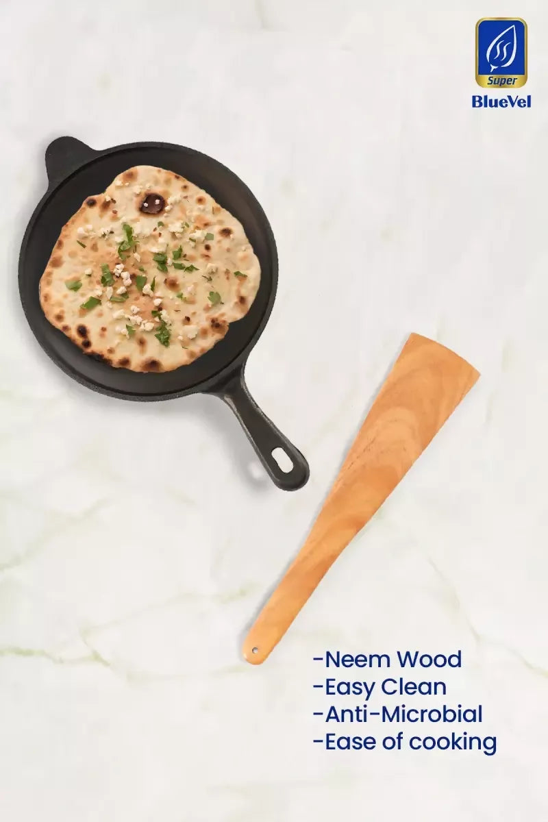 Bluevel Neem Wood Flip Ladle - 32 cm