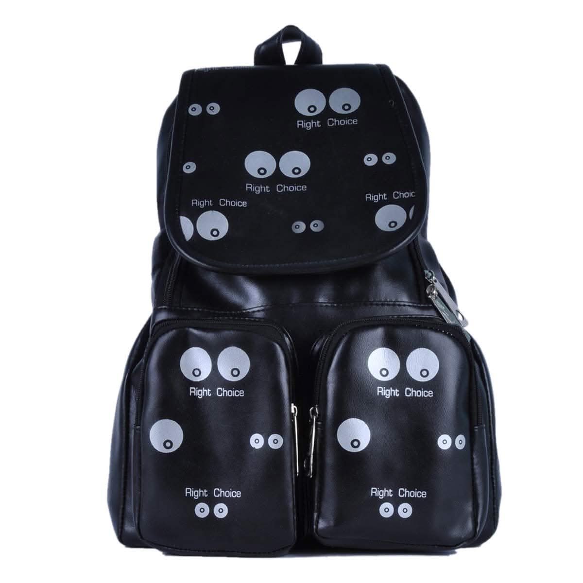 Right Choice Girl's Stylish Casual Backpack (Synthetic Material)