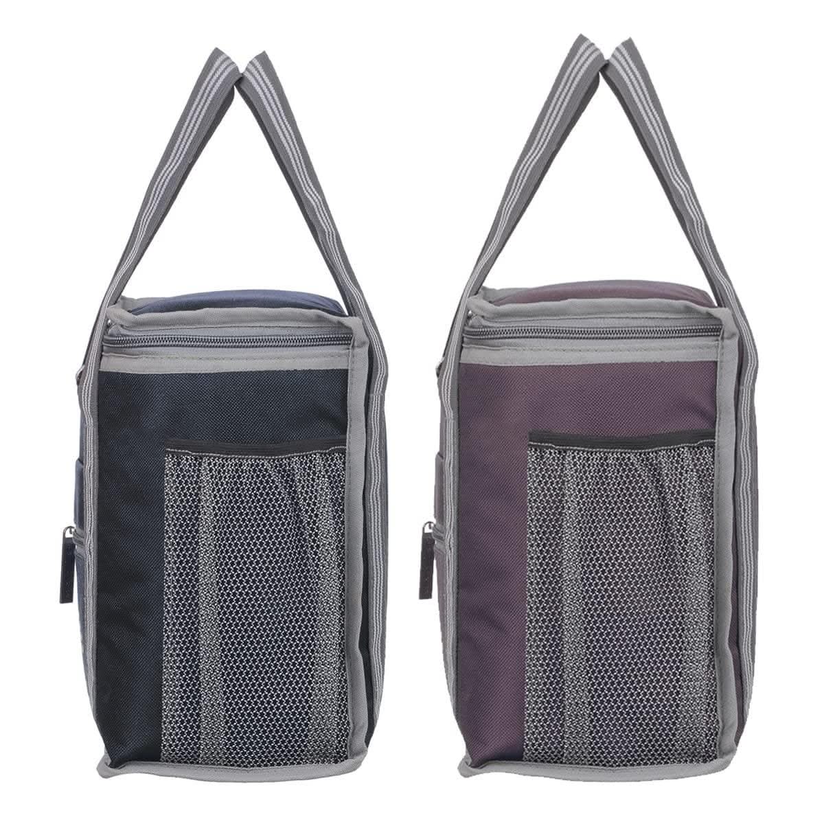 Right Choice Polyester Carry On Lunch/Tiffin Bags Combo for School & Office (Pack of 2)