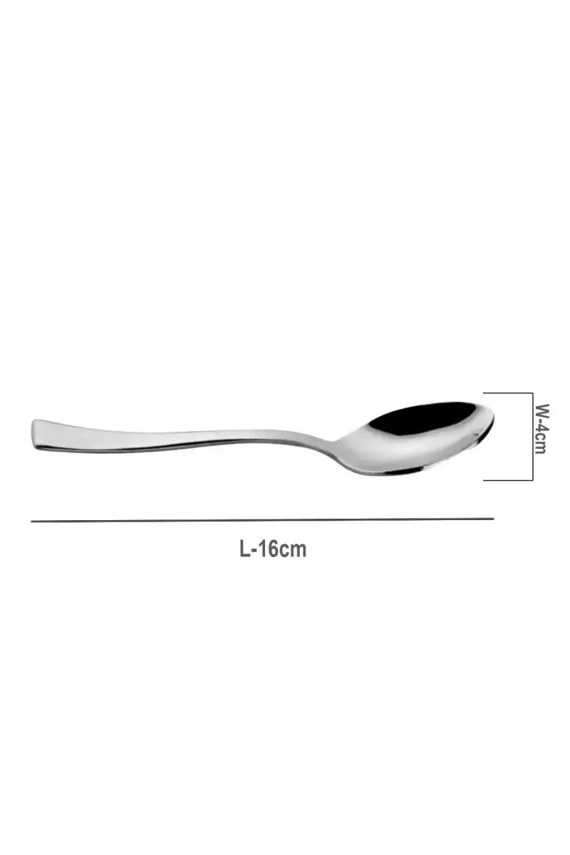 Prabha Stainless Steel Impress Baby Spoon Set - 16cm