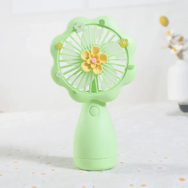 Stay Fresh & Floral with Mini Handheld Fan